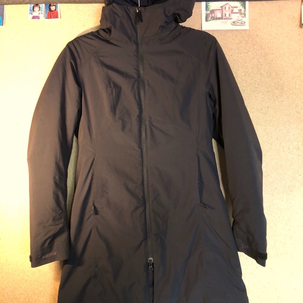 Arcteryx Women’s Jacket Small Black Hip Length